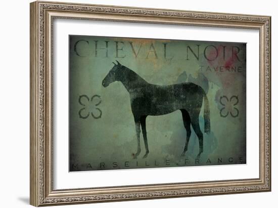 Cheval Noir v1-Ryan Fowler-Framed Art Print