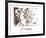 Chevalier en Armure, Page et Femme Nue-Pablo Picasso-Framed Collectable Print