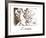 Chevalier en Armure, Page et Femme Nue-Pablo Picasso-Framed Collectable Print