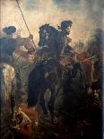 Private Samuel Parkes Vc, 19Th Century (Oil on Canvas)-Chevalier Louis-William Desanges-Giclee Print