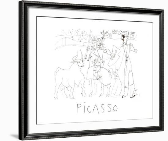 Chevalier Picador Dans L'Arene-Pablo Picasso-Framed Collectable Print