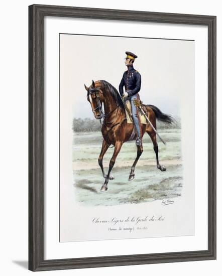 Chevau-Légers De La Garde Du Roi, Tenue De Manége, 1814-15-Eugene Titeux-Framed Giclee Print