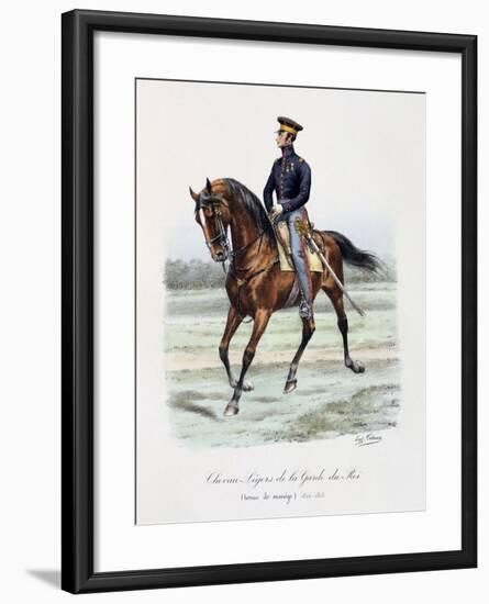 Chevau-Légers De La Garde Du Roi, Tenue De Manége, 1814-15-Eugene Titeux-Framed Giclee Print