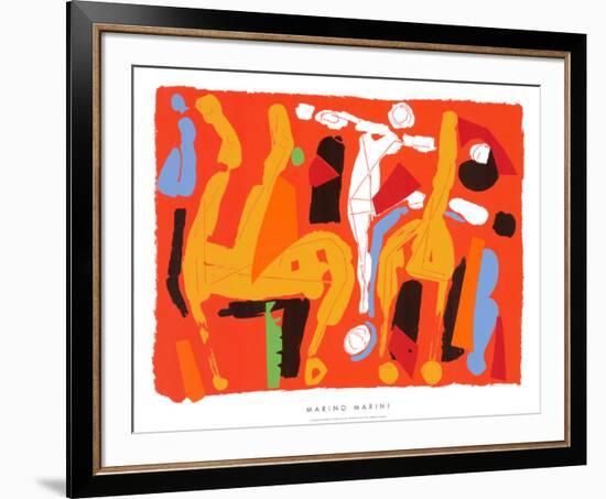 Chevaux et Cavaliers V, c.1972-Marino Marini-Framed Serigraph