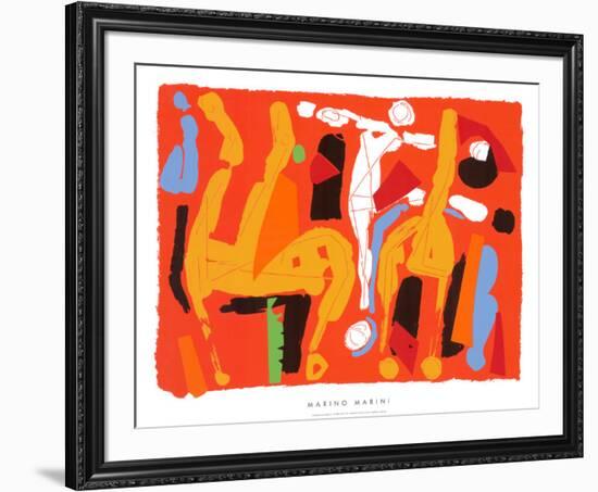 Chevaux et Cavaliers V, c.1972-Marino Marini-Framed Serigraph