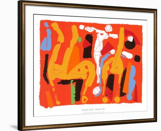 Chevaux et Cavaliers V, c.1972-Marino Marini-Framed Serigraph