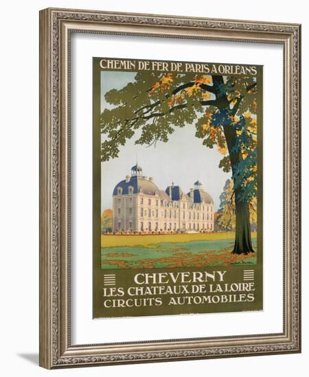 Cheverny les Chateaux de la Loire-Constant Duval-Framed Giclee Print