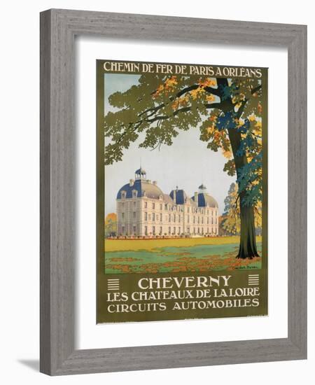 Cheverny les Chateaux de la Loire-Constant Duval-Framed Giclee Print