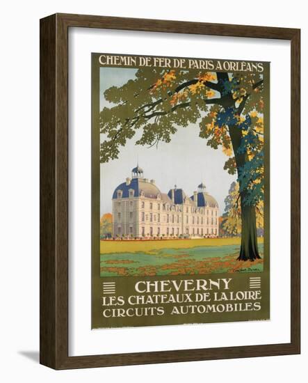 Cheverny les Chateaux de la Loire-Constant Duval-Framed Giclee Print