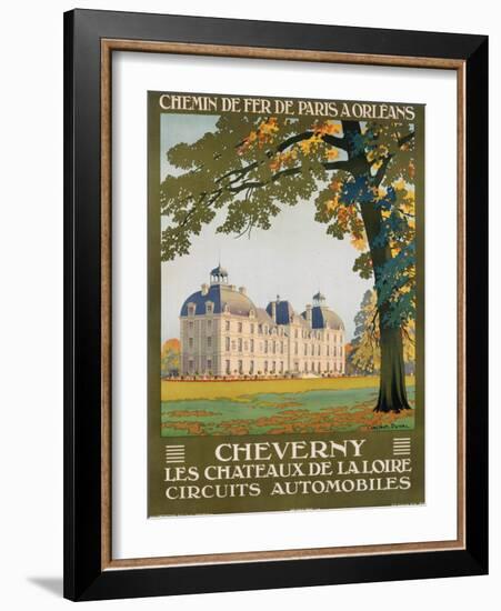 Cheverny les Chateaux de la Loire-Constant Duval-Framed Giclee Print