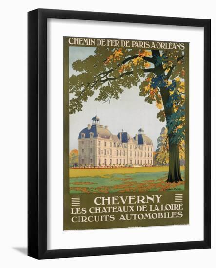 Cheverny les Chateaux de la Loire-Constant Duval-Framed Giclee Print