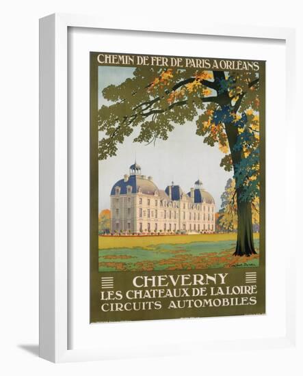 Cheverny les Chateaux de la Loire-Constant Duval-Framed Giclee Print