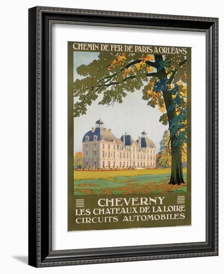 Cheverny les Chateaux de la Loire-Constant Duval-Framed Giclee Print