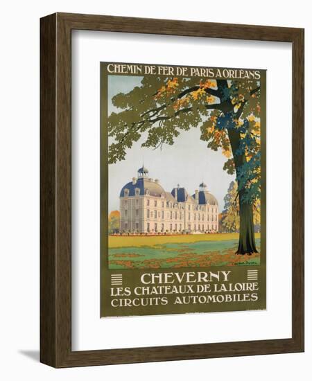 Cheverny les Chateaux de la Loire-Constant Duval-Framed Giclee Print