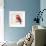 Cheveron Baby Red Bird II-Patricia Pinto-Framed Premium Giclee Print displayed on a wall