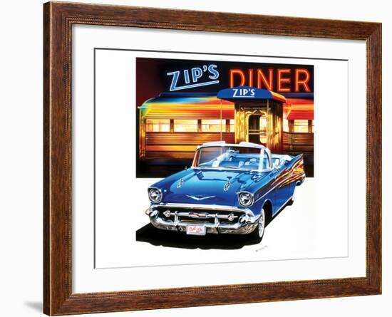 Chevrolet Bel Air '57-Graham Reynold-Framed Premium Giclee Print