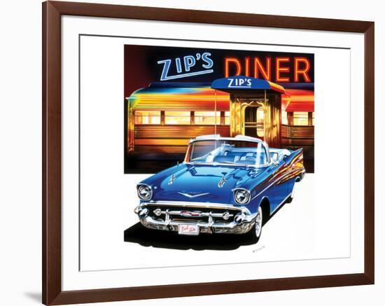 Chevrolet Bel Air '57-Graham Reynold-Framed Premium Giclee Print