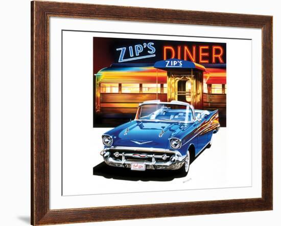 Chevrolet Bel Air '57-Graham Reynold-Framed Premium Giclee Print