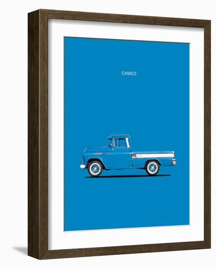 Chevrolet Cameo Pickup 1957 Bl-Mark Rogan-Framed Giclee Print