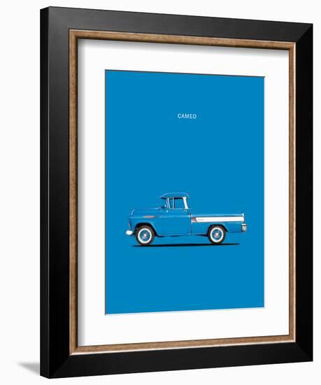 Chevrolet Cameo Pickup 1957 Bl-Mark Rogan-Framed Art Print