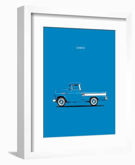 Chevrolet Cameo Pickup 1957 Bl-Mark Rogan-Framed Art Print