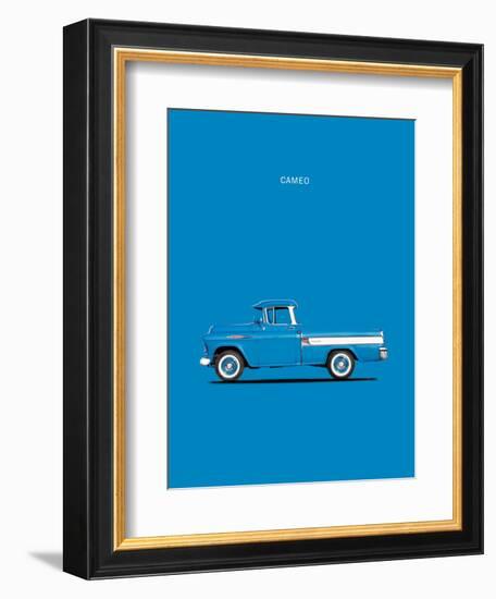 Chevrolet Cameo Pickup 1957 Bl-Mark Rogan-Framed Art Print