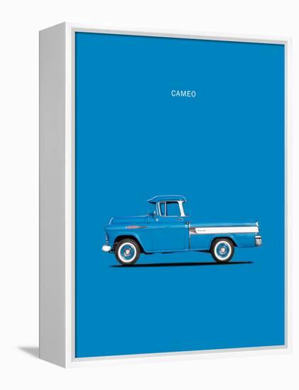 Chevrolet Cameo Pickup 1957 Bl-Mark Rogan-Framed Stretched Canvas