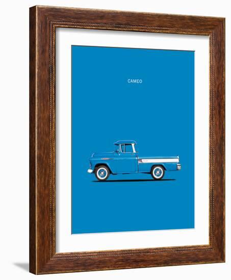 Chevrolet Cameo Pickup 1957 Bl-Mark Rogan-Framed Premium Giclee Print