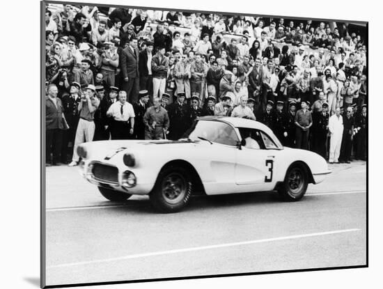 Chevrolet Corvette, Le Mans, France, 1960-null-Mounted Photographic Print