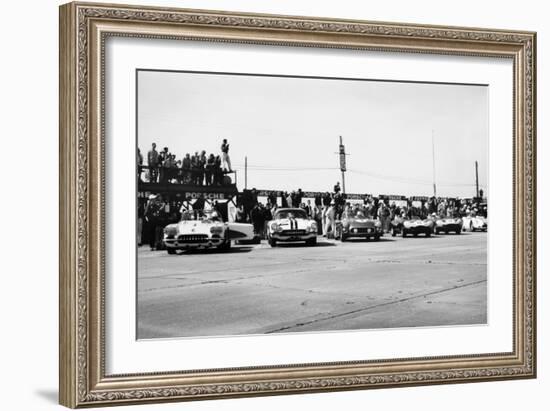 Chevrolet Corvettes at the Sebring 12-Hour Race, Florida, USA, 1958-null-Framed Photographic Print