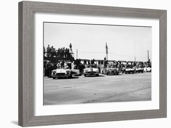 Chevrolet Corvettes at the Sebring 12-Hour Race, Florida, USA, 1958-null-Framed Photographic Print