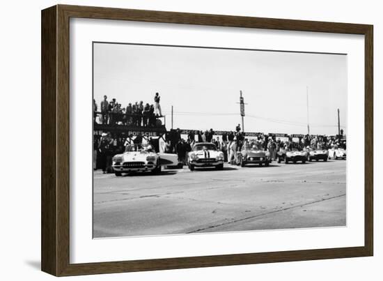 Chevrolet Corvettes at the Sebring 12-Hour Race, Florida, USA, 1958-null-Framed Photographic Print