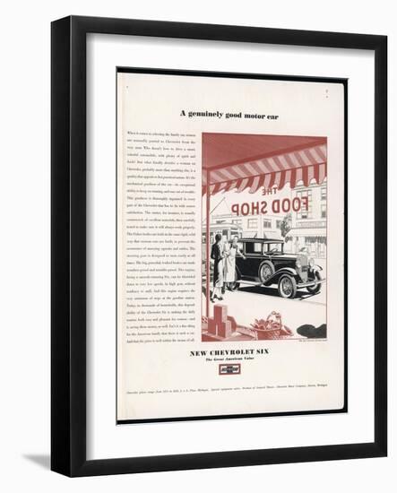 Chevrolet Six 1931-null-Framed Art Print