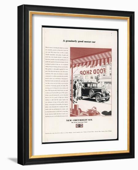 Chevrolet Six 1931-null-Framed Art Print