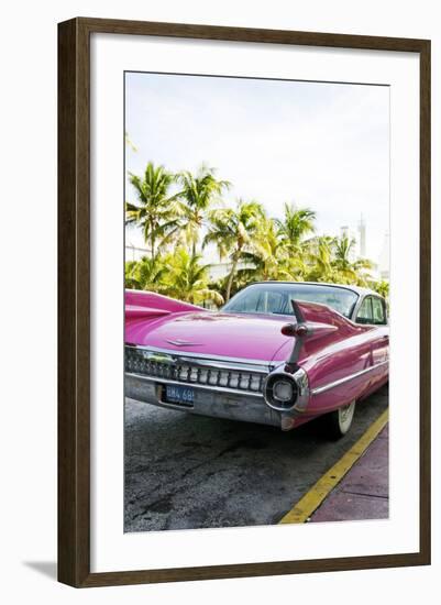 Chevrolet Vintage Car, the 50S, the Fifties, American Vintage Cars, Ocean Drive-Axel Schmies-Framed Photographic Print