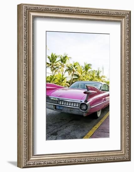 Chevrolet Vintage Car, the 50S, the Fifties, American Vintage Cars, Ocean Drive-Axel Schmies-Framed Photographic Print