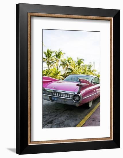 Chevrolet Vintage Car, the 50S, the Fifties, American Vintage Cars, Ocean Drive-Axel Schmies-Framed Photographic Print