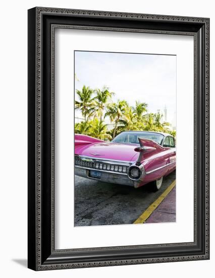 Chevrolet Vintage Car, the 50S, the Fifties, American Vintage Cars, Ocean Drive-Axel Schmies-Framed Photographic Print