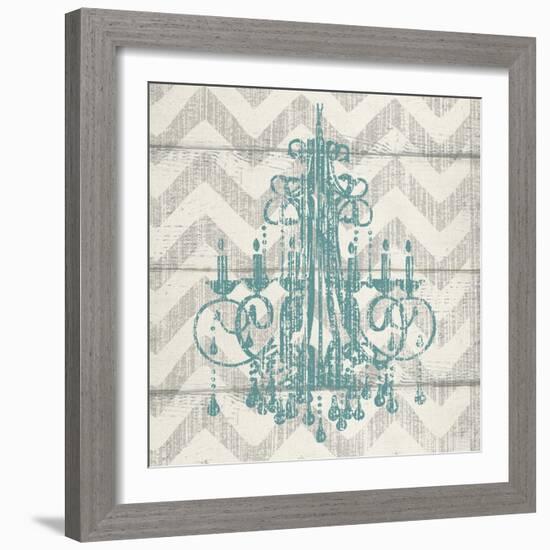 Chevron Chandelier I-Piper Ballantyne-Framed Art Print