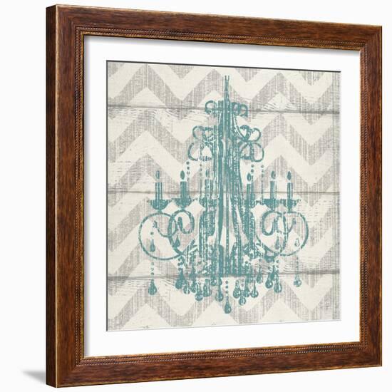 Chevron Chandelier I-Piper Ballantyne-Framed Art Print