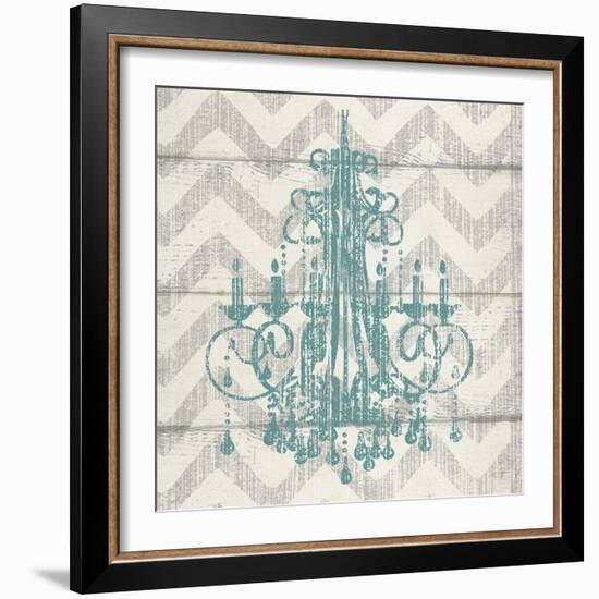 Chevron Chandelier I-Piper Ballantyne-Framed Art Print