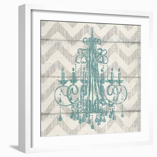 Chevron Chandelier I-Piper Ballantyne-Framed Art Print