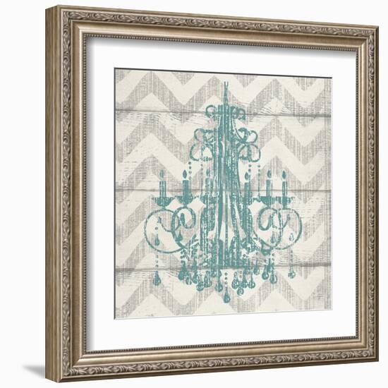 Chevron Chandelier I-Piper Ballantyne-Framed Art Print