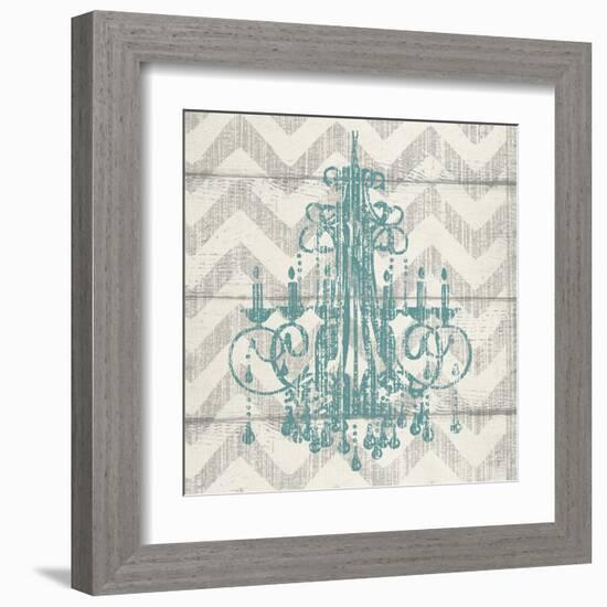 Chevron Chandelier I-Piper Ballantyne-Framed Art Print