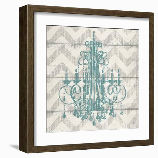 Chevron Chandelier I-Piper Ballantyne-Framed Art Print