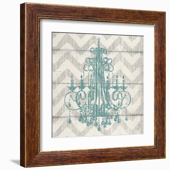 Chevron Chandelier I-Piper Ballantyne-Framed Art Print