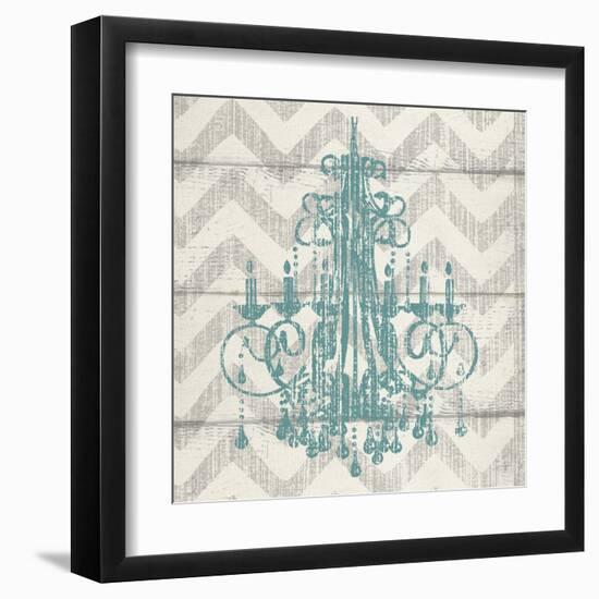 Chevron Chandelier I-Piper Ballantyne-Framed Art Print