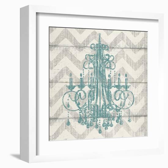 Chevron Chandelier I-Piper Ballantyne-Framed Art Print