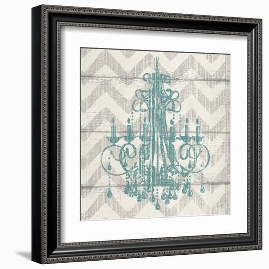 Chevron Chandelier I-Piper Ballantyne-Framed Art Print