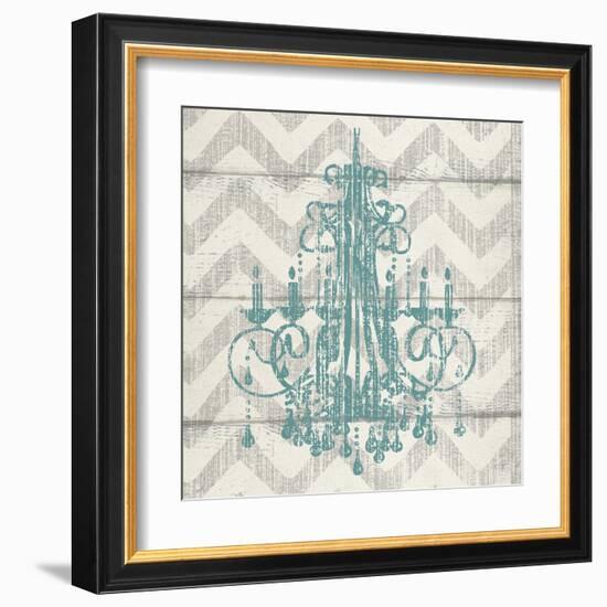 Chevron Chandelier I-Piper Ballantyne-Framed Art Print